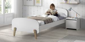 Kinderbed-set Kiddy met speelgoedkist MDF - 90 x 200 cm - Wit