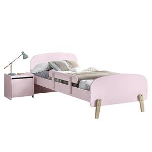 Kinderbett-Set Kiddy 4-teilig MDF - 90 x 200 cm - Rosa