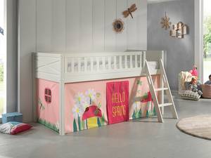 Spielbett Scott Kiefer Massiv - Apricot - Mit Vorhang