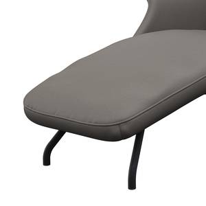 Chaise relax BLOMST Cuir Danbi: Marron - Noir - Noyer