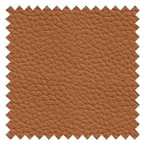 Poltrona reclinabile BLOMST Vera pelle Danbi: cognac - Altezza: 112 cm - Cromo lucido - Senza Sgabello - Nocciolo