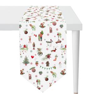 Tischläufer 6200 Polyester / Baumwolle - Weiß - 32 x 175 cm