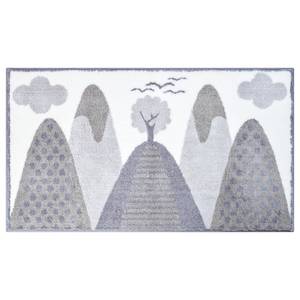 Tapis enfant Mountains Polyacrylique - Gris - 60 x 90 cm