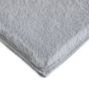 Hoogpolig vloerkleed Loano polyester - grijs - Grijs - 120 x 170 cm