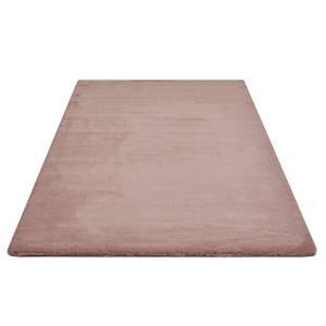 Hoogpolig vloerkleed Loano polyester - roze - Oud roze - 120 x 170 cm