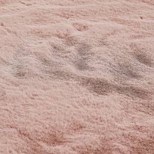 Hoogpolig vloerkleed Loano polyester - roze - Oud roze - 120 x 170 cm