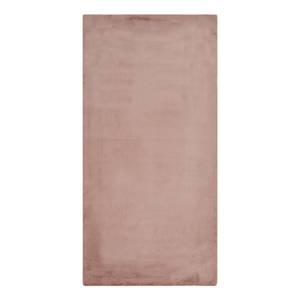 Hoogpolig vloerkleed Loano polyester - roze - Oud roze - 60 x 120 cm