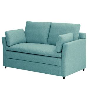 Schlafsofa Watergall mit Matratze Webstoff Lark: Petrol