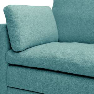 Schlafsofa Watergall mit Matratze Webstoff Lark: Petrol