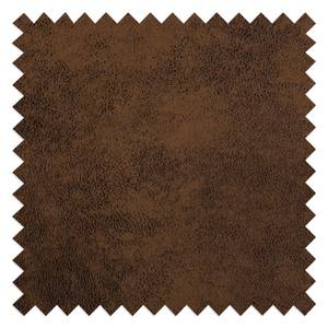 Hoekbank Vassy Microvezel Goda: Chocoladebruin - Longchair vooraanzicht links - Zonder accessoires