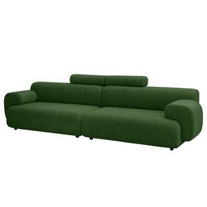 Grand canapé Imbert Tissu - Tissu Bouclé Basima: Vert foncé