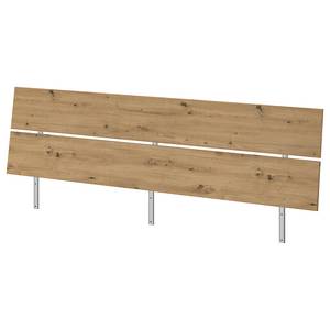 Hoofdeinde Scala Eikenhoutlook Artisan - Breedte: 185 cm - Zonder verlichting