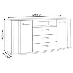 Dressoir Rubik Zandeikenhouten look