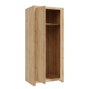 Armoire à portes battantes Diffou Imitation chêne de Riviera - Largeur : 80 cm