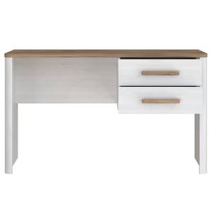 Bureau Lannec witte eikenhouten look/donkere eikenhouten look