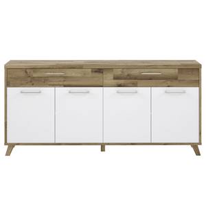 Sideboard Rye Stabeiche Dekor - Weiß