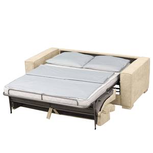 Divano letto Meekers Tessuto Pria: crema