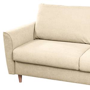 Schlafsofa LANGSTONS mit Matratze Webstoff Pria: Creme