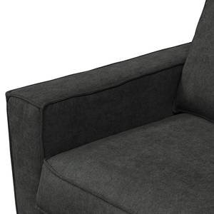 Canapé convertible Meekers Tissu Pria: Anthracite