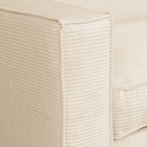 Schlafsofa MEEKERS mit Matratze Cordstoff Lola: Creme