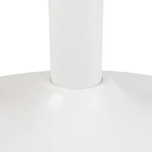 Couchtisch Lazri 60 cm Keramik / Metall - Marmor Weiß Dekor / Weiß