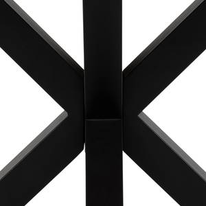 Tavolo da pranzo di 110 cm Baalke Marmo / Metallo - Marmo bianco / Nero