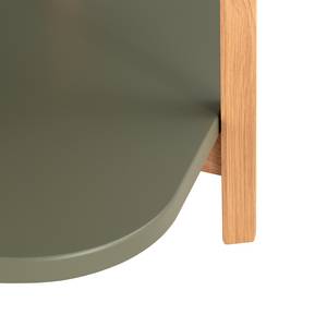 Bout de canapé Pitallas Vert olive - 57 x 57 cm - Marron