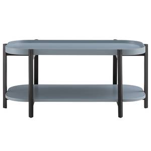 Salontafel PITALLAS Blauw grijs - Zwart