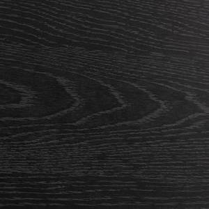 Bout de canapé TOMASSIE Plaqué bois véritable - Chêne noir