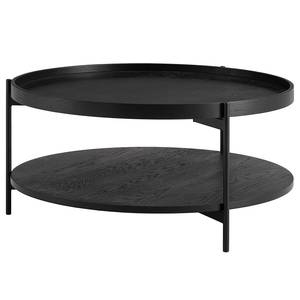 Tavolo da salotto Dologani Impiallacciato in vero legno - Quercia nero