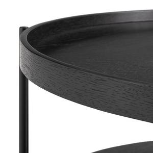 Tavolo da salotto Dologani Impiallacciato in vero legno - Quercia nero