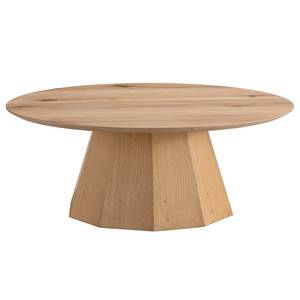 Table basse TOMASSIE Plaqué bois véritable - Chêne noueux