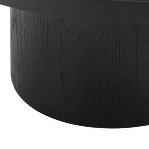 Tavolino da salotto Bourapil Impiallacciato in vero legno - Quercia nero
