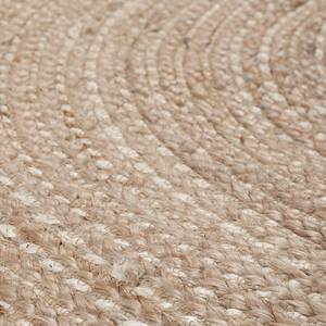 Jute vloerkleed Capri Rund jute - Beige - Diameter: 180 cm