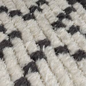 Tapis Sabri Polyester - Gris / Blanc - 160 x 230 cm