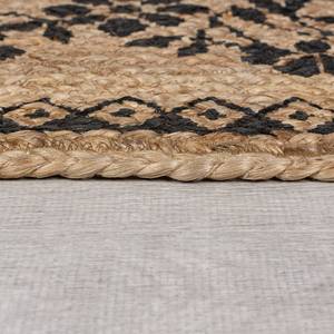 Tapis en jute Maisie Jute - Beige / Noir - 200 x 290 cm