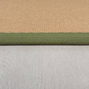 Tapis en jute Kira Jute / Polyester - Vert - 120 x 170 cm