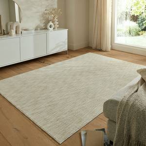 Tappeto a pelo corto Marly Poliestere riciclato - Beige - 160 x 230 cm