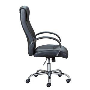 Chaise de bureau Ottimo Imitation cuir - Noir