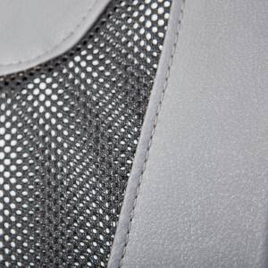 Chaise pivotante Donny Imitation cuir / Tissu - Gris