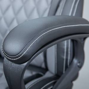 Chaise de bureau Ando Imitation cuir - Marron foncé