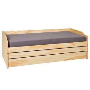 Houten bed Lotar massief grenenhout - Natuurlijk grenenhout - 90 x 200cm