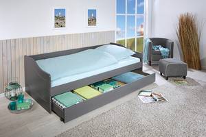 Houten bed Malte massief grenenhout - 90 x 200 cm - Grijs