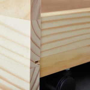 Houten bed Leonie massief grenenhout - Natuurlijk grenenhout - 90 x 200cm