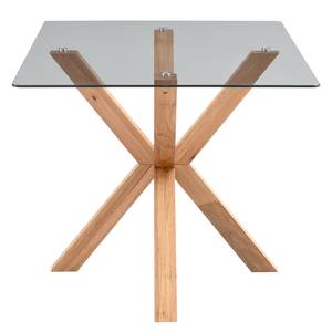 Table Duoda rectangle Verre / Chêne massif - Chêne