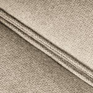 Canapé d’angle FORT DODGE avec ottomane Tissu Maila: Beige - Méridienne longue à gauche (vue de face) - Sans fonction couchage