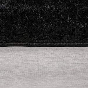 Hochflorteppich Velvet Recyceltes Polyester - Schwarz - 160 x 230 cm