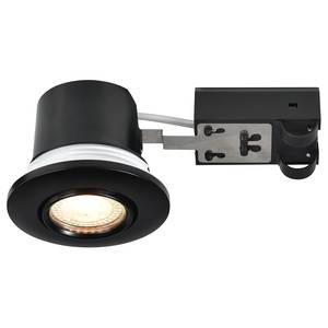 Inbouwlamp Umberto aluminium - Zwart