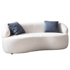 Nierensofa Russta Bouclé - Weiß - Breite: 170 cm