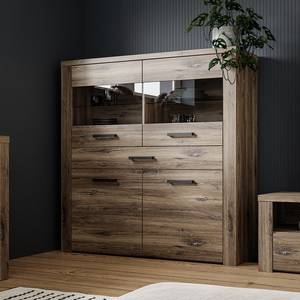 Highboard Dunlap Zinneiche Dekor